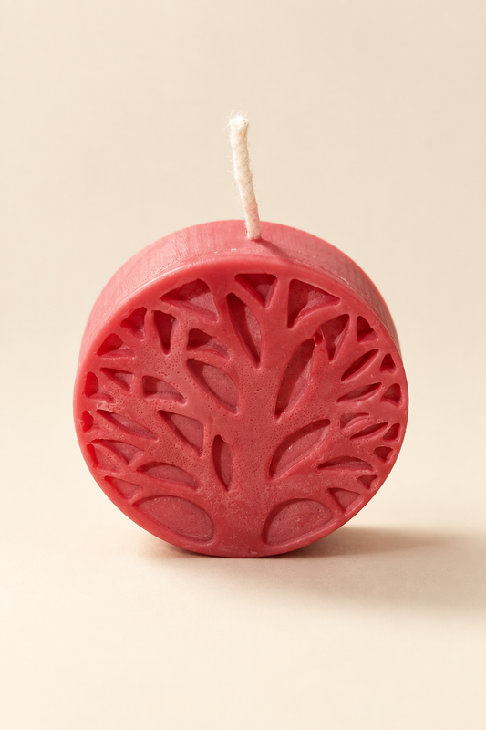 Bougie Arbre de Vie en cire de soja, 7,5 cm