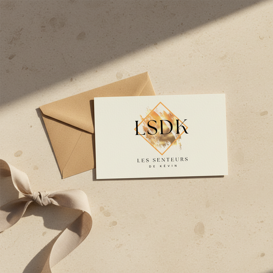 Carte cadeau LSDK dans une ambiance cadeau élégante