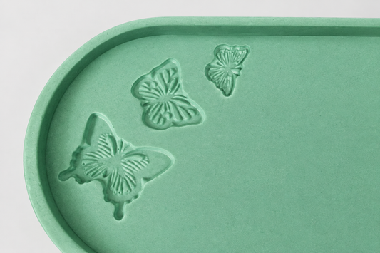 Gros plan du relief papillon